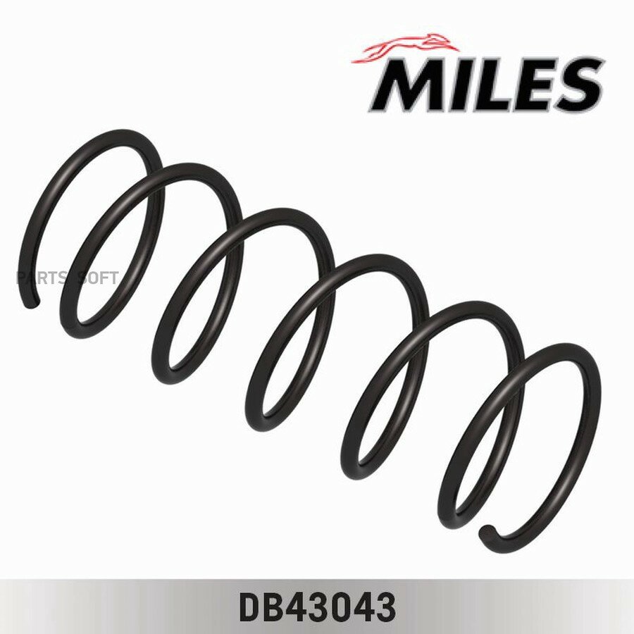 Пружина KIA MENTOR/SHUMA/SEPHIA 1.5/1.6/1.8 97- перед MILES MILES DB43043 | цена за 1 шт