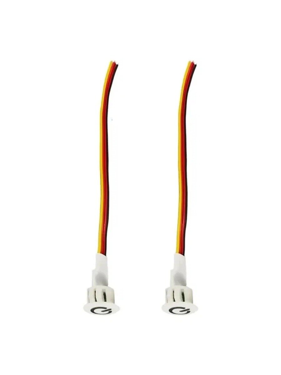 Невидимые сенсорные выключатели для LED, Белый - Открывающее отверстие 10 мм