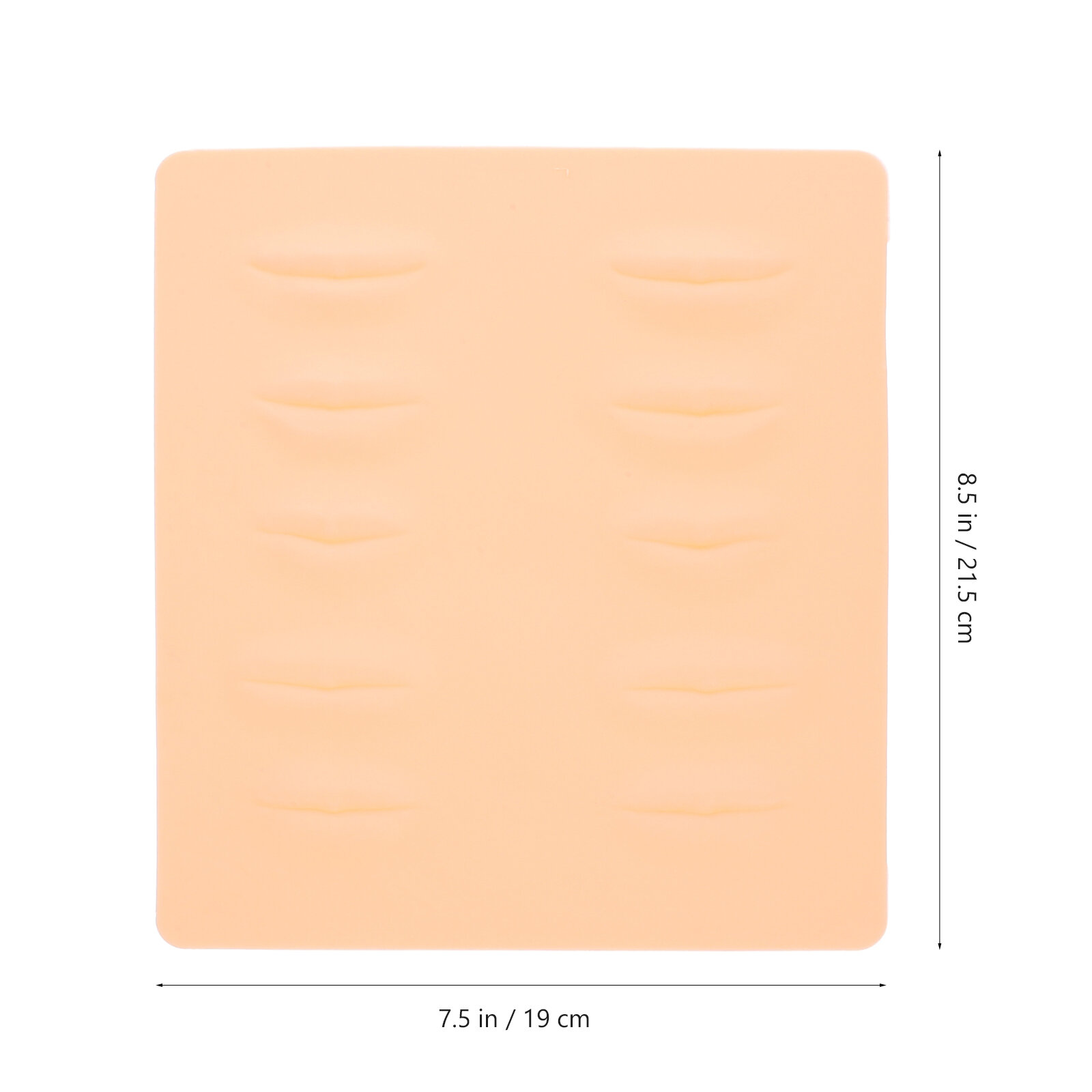 Тренировочная Кожа Из Силикона Для Микроблейдинга Размер 21.50X19.00X0.20Cm