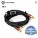 Видеокабель RCA/RCA, черный, медь, назначение Для, 20x20x5 см, видеокабели