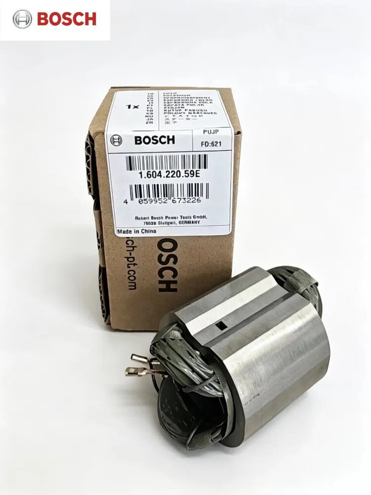 Статор Bosch для угловой шлифмашины GWS750 700 GWX750 115 ножницы по металлу GSC75 16, артикул 160422059E