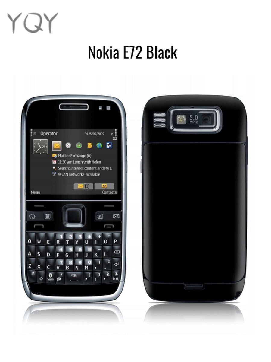 Nokia Мобильный телефон Nokia E72 Black, черный
