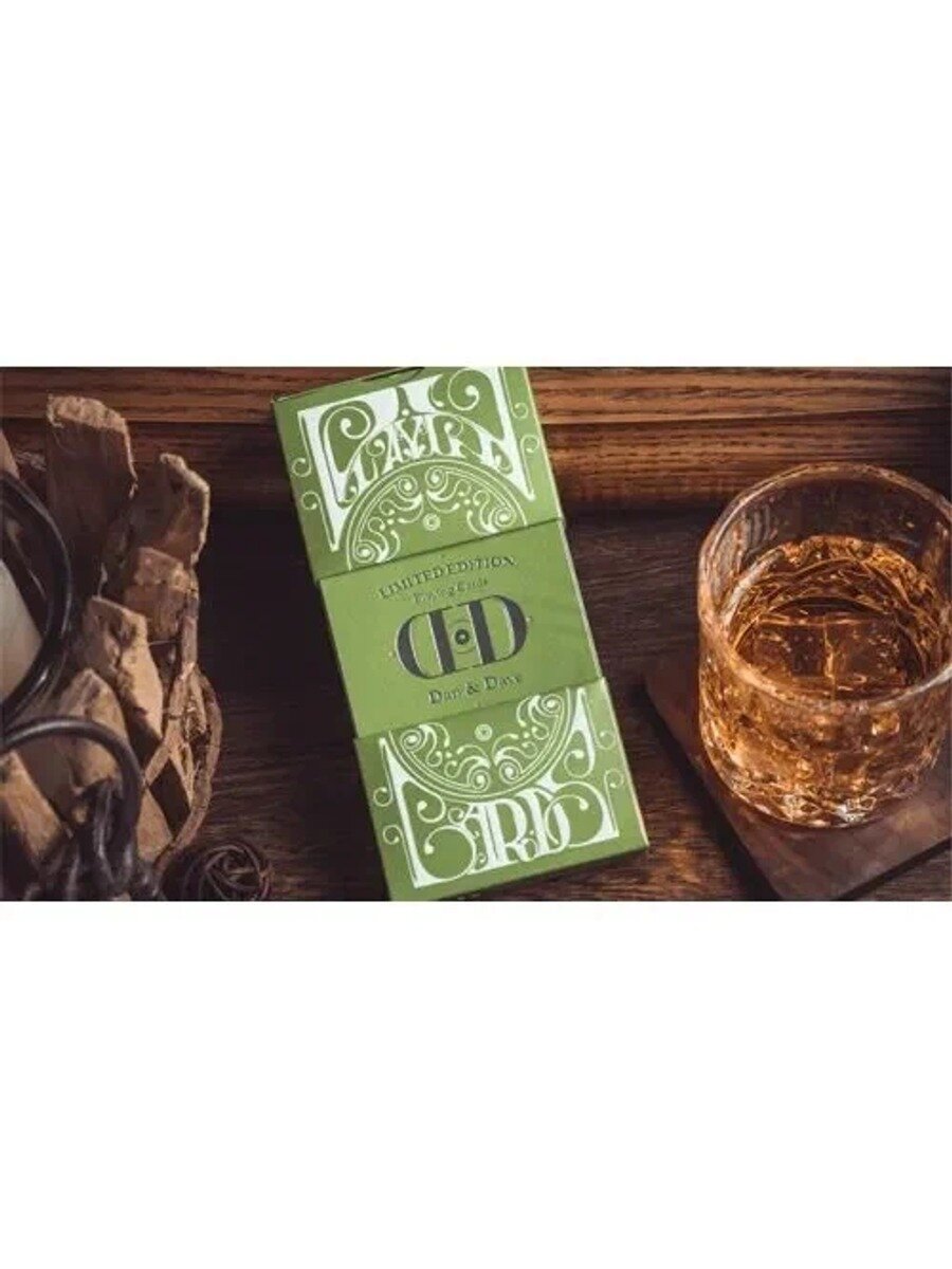 Карты игральные Smoke & Mirror Green Deluxe Edition Playing Cards by Dan & Dave