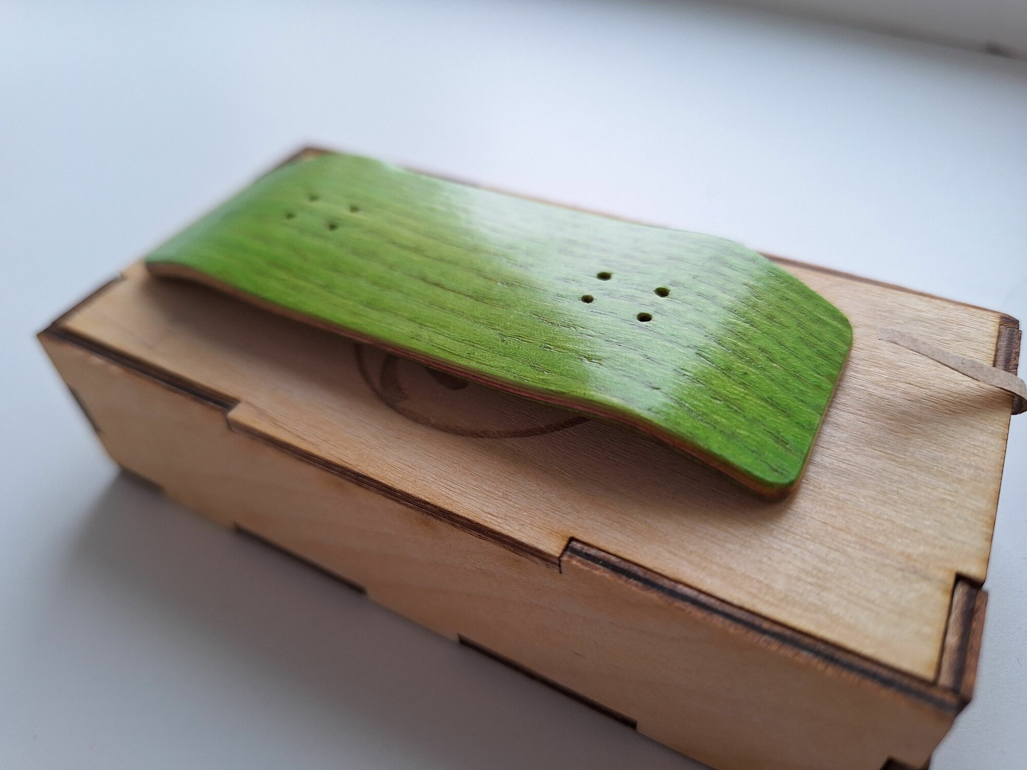 Дека PurpleSun_fb 34мм "Green Low Oak 34мм" для деревянного фингерборда