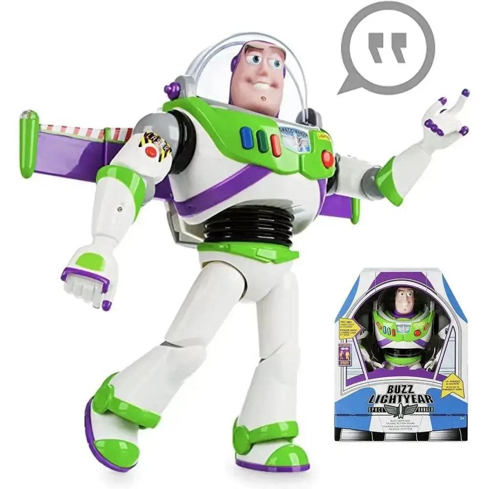 Светящаяся и звуковая игрушка Базз Лайтер с крыльями, 2 поколение