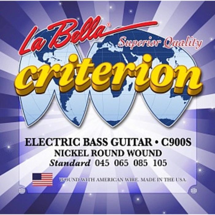 La Bella C900S Комплект струн для 4-струнной бас-гитары 45-105