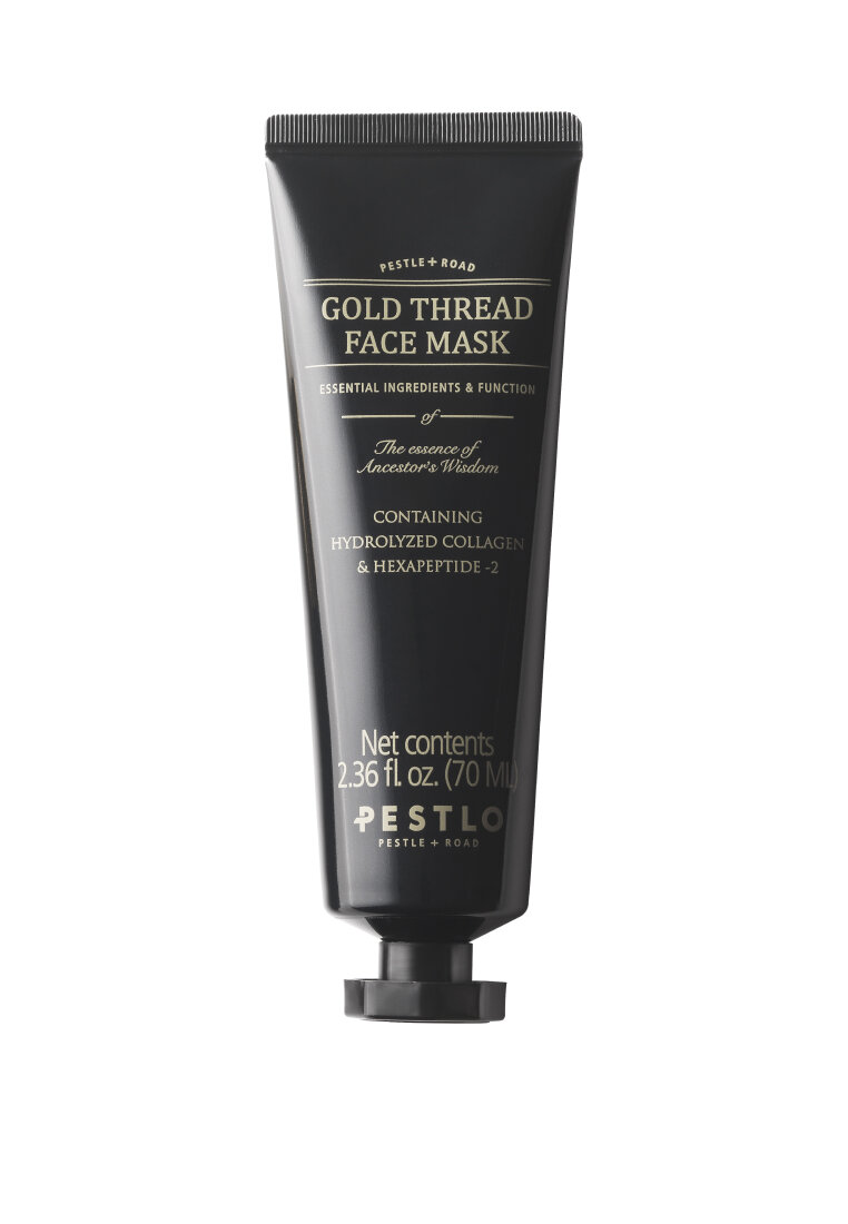 PESTLO Разглаживающая маска-пленка для лица Gold Thread Face Mask 70мл