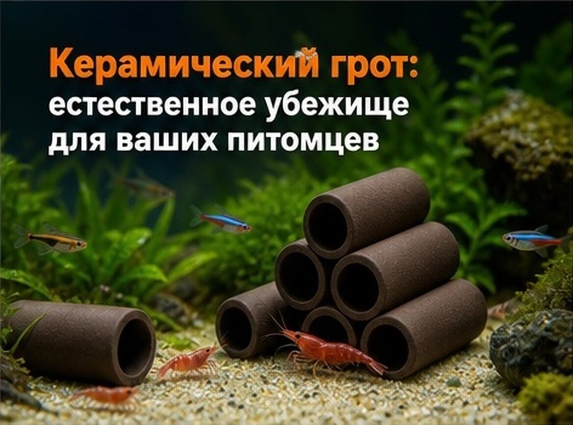 Керамическая Пещера Для Рыб И Шrimp В Аквариуме Подходит Для Соленой И Пресной Воды 8X7X7.5CM
