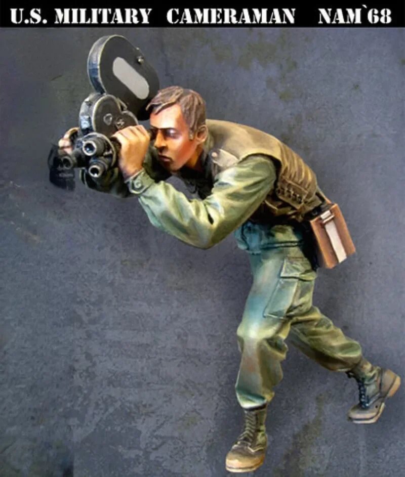 Модель военной фигуры 1/35, резина, неокрашенная