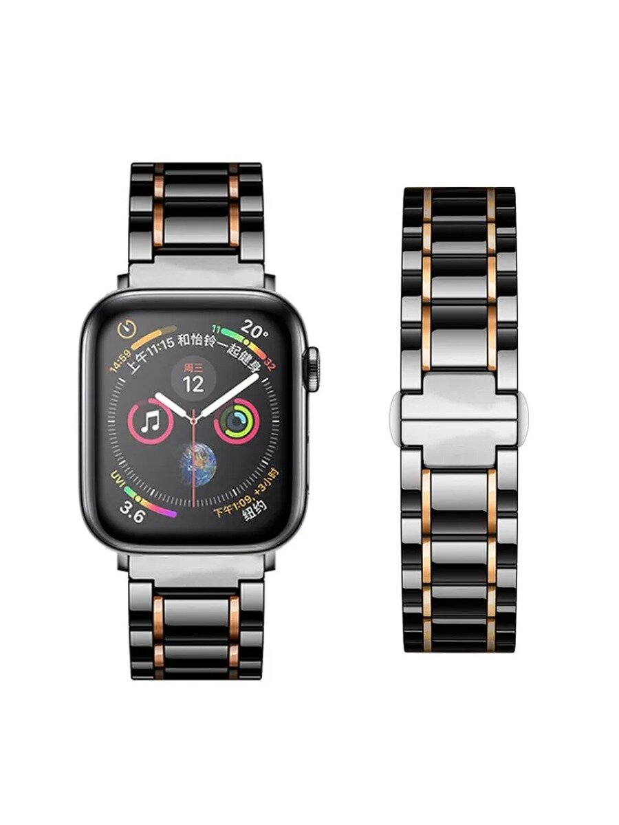 Керамический ремешок для Apple Watch ремешок Ultra 49 мм 45 мм 41 мм 44 мм 42 мм для Iwatch Series 8 7 6 SE 5 4