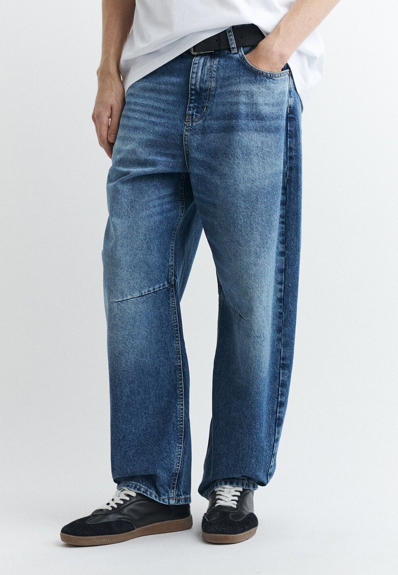 Джинсы широкие KARL LAGERFELD JEANS