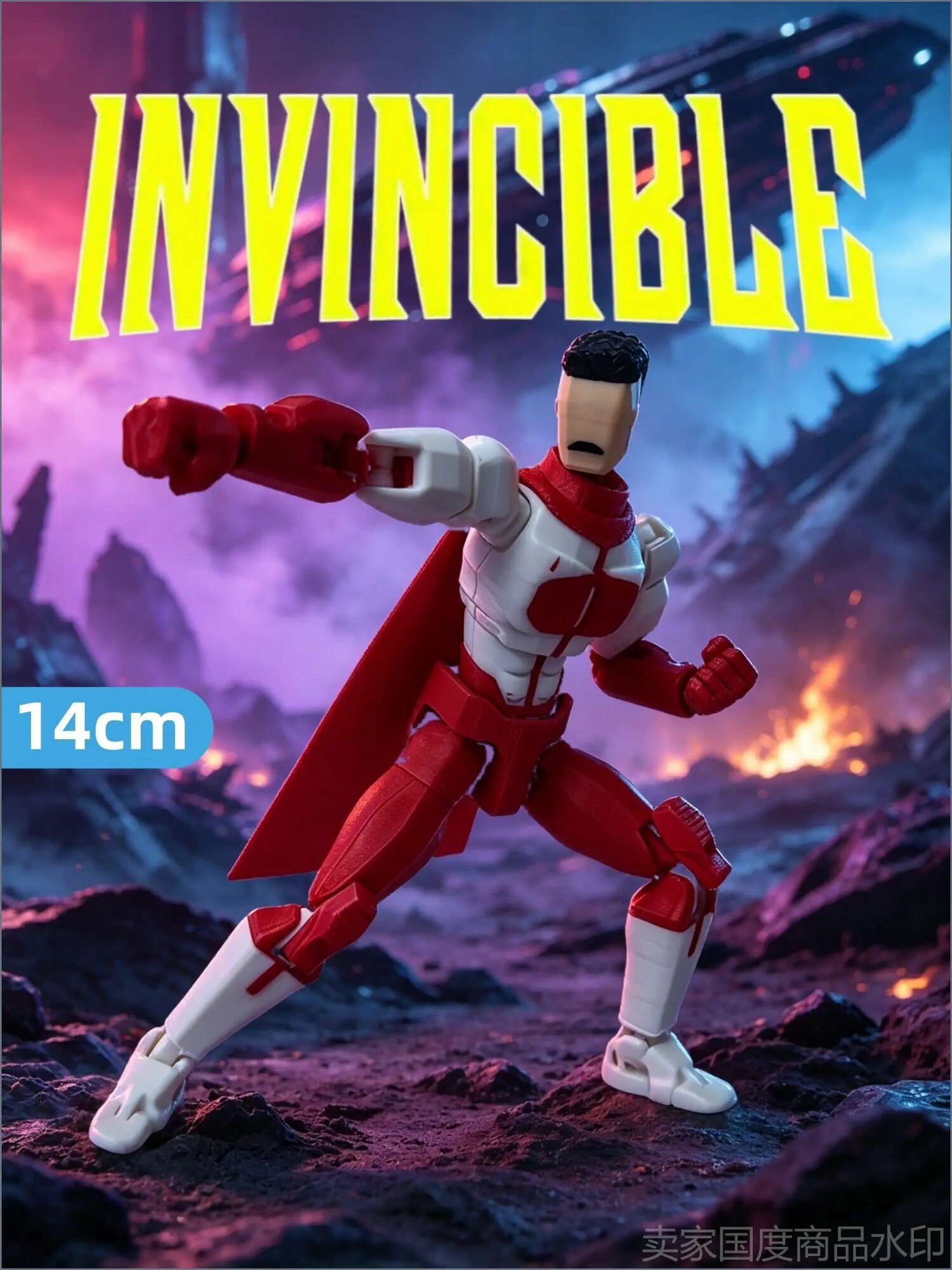 Фигурка Омни-Мен из Неуязвимого( Invincible Omni-Man), 3D-печатная подвижная модель, подарок анимешнику и коллекционеру