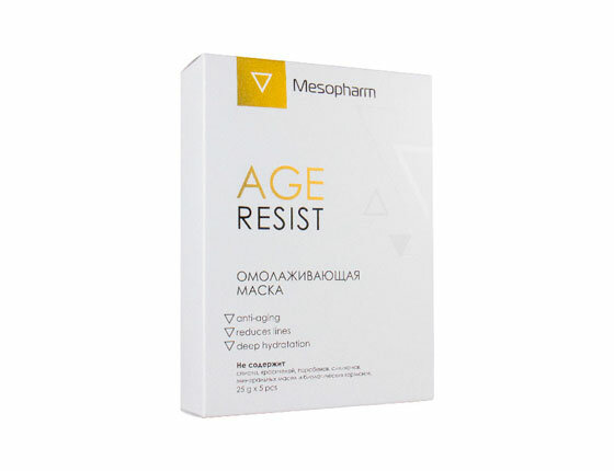 MESOPHARM Маска антивозрастная с пептидами AGE RESIST 25 мл