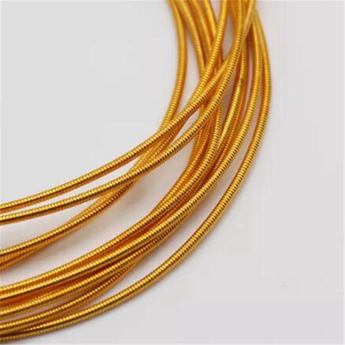 OMZHIMO набор жесткой шелковой нити для вышивания 1 мм 10г Желтый, gold