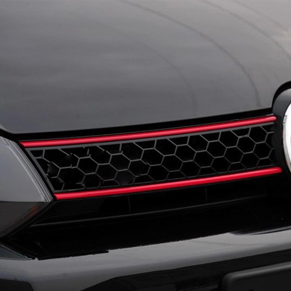 Наклейка автомобильная светоотражающая для VW Golf 6/7 Tiguan, красная, 40 см