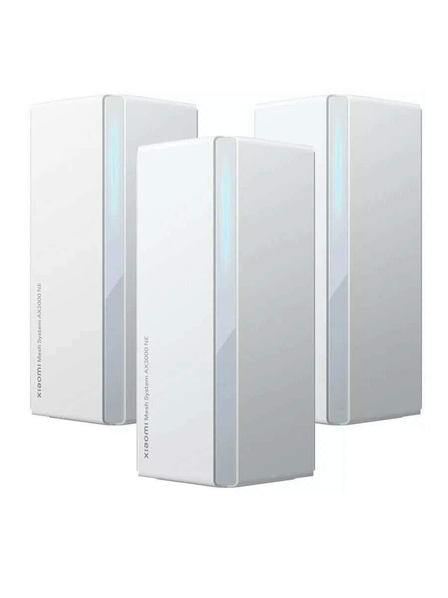 Wi-Fi роутер Xiaomi Mesh System AC1200 (3-pack), Wi-Fi 5, 2.4 / 5 ГГц, белый, RU