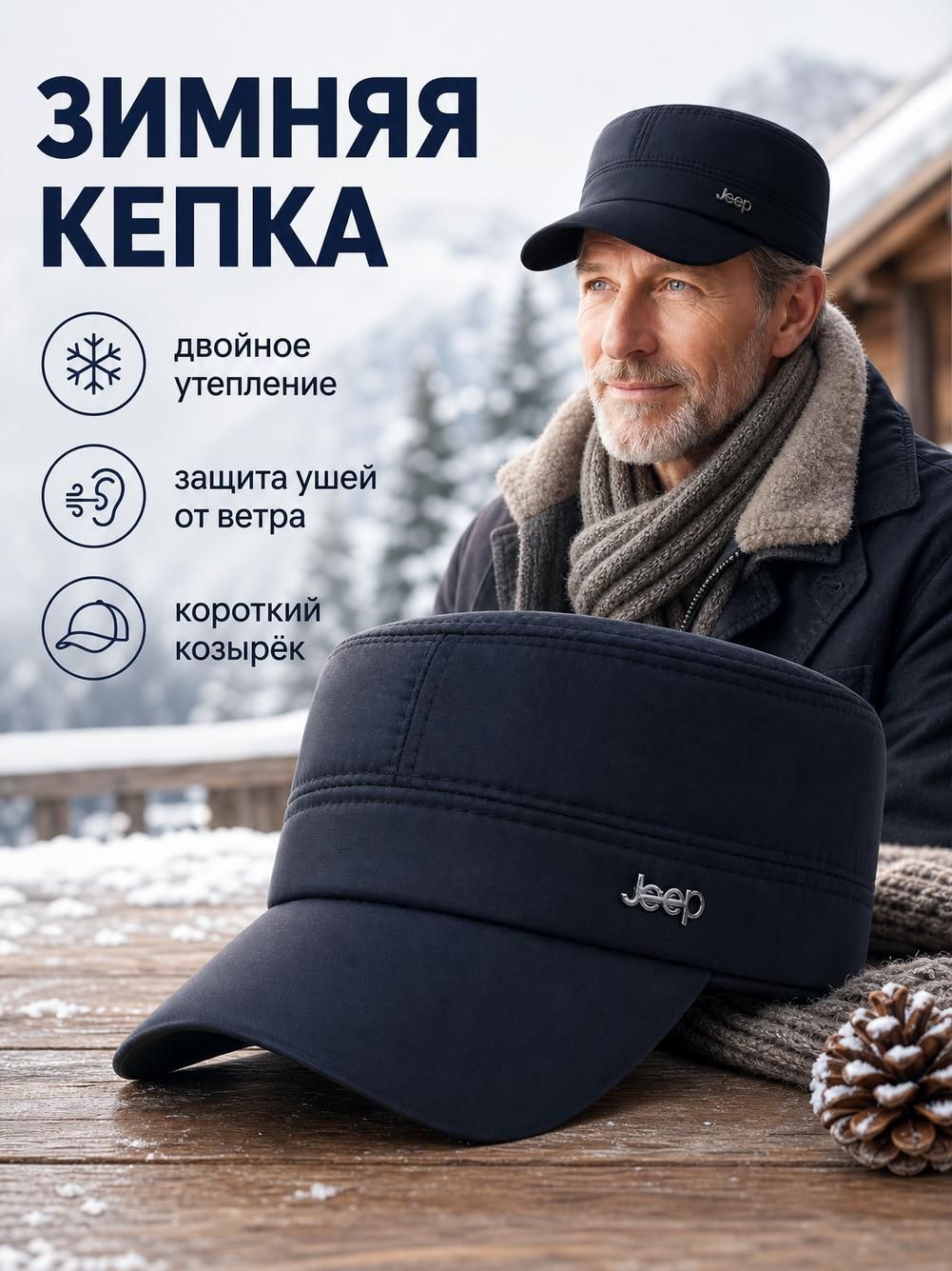 Шапка Базовая коллекция для мужчин