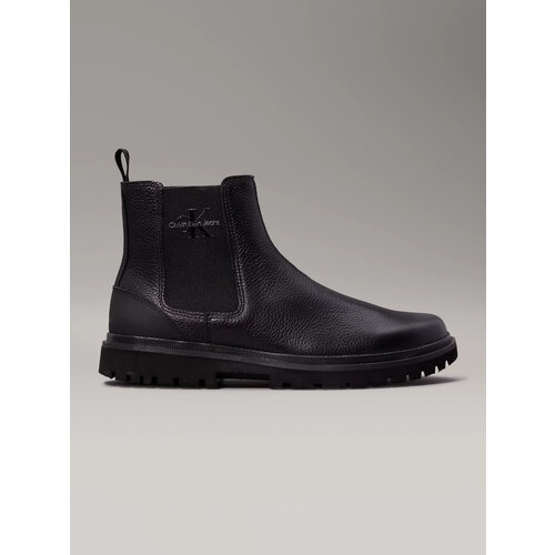 фото Ботинки челси calvin klein jeans eva mid leather, размер 45, черный