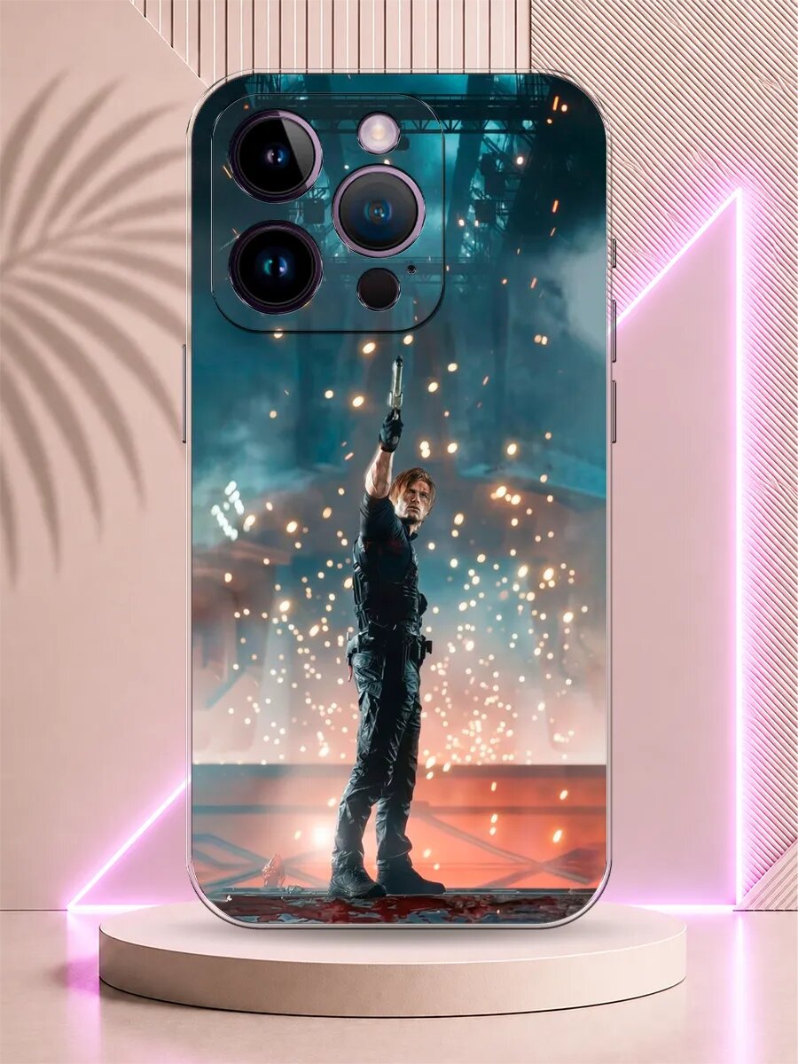 Чехол на iPhone 14 Pro Леон Кеннеди