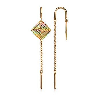 Серьги JEWELIN, красное золото, 585 проба