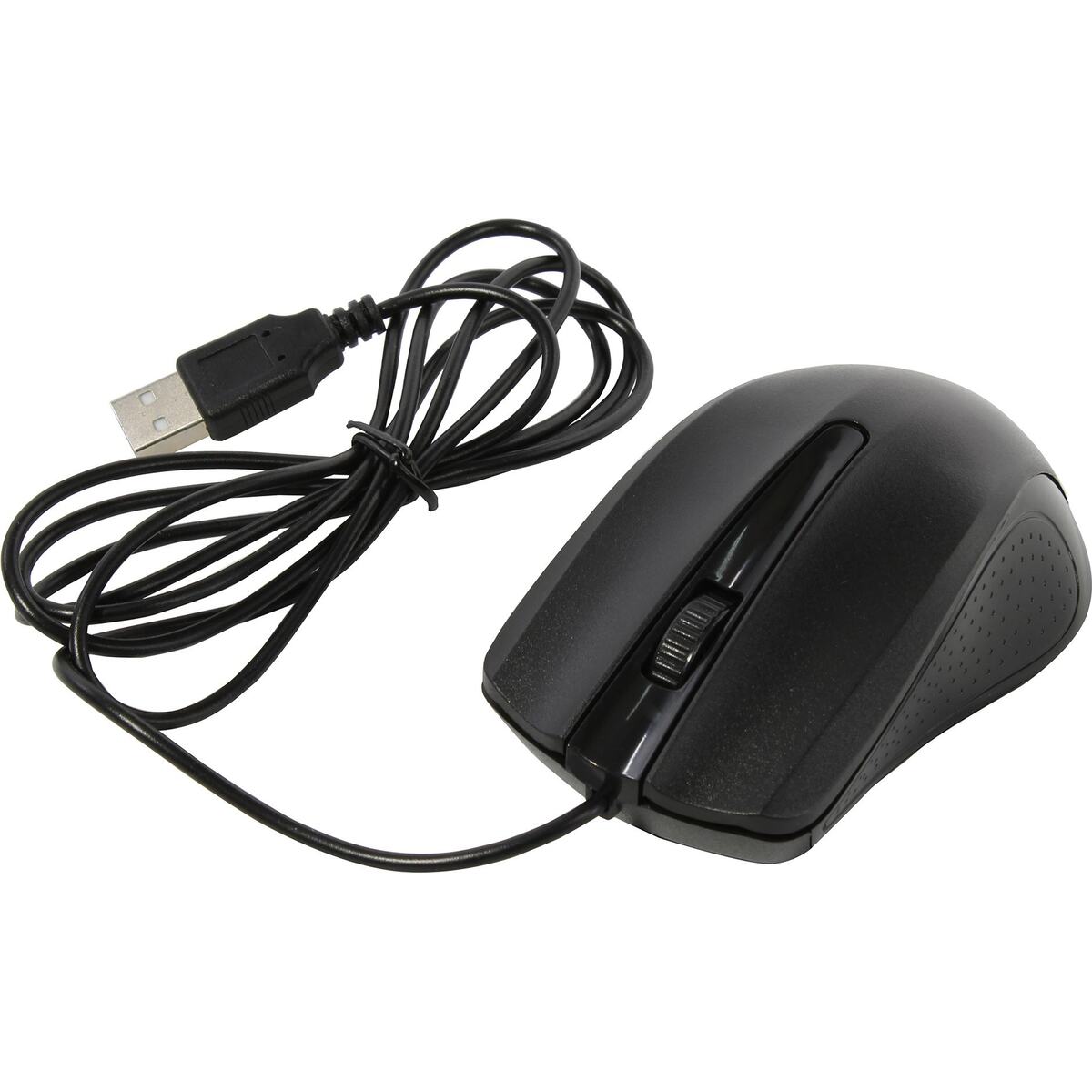 CBR Optical Mouse CM-103 Black (RTL) USB 3but+Roll — фото 1