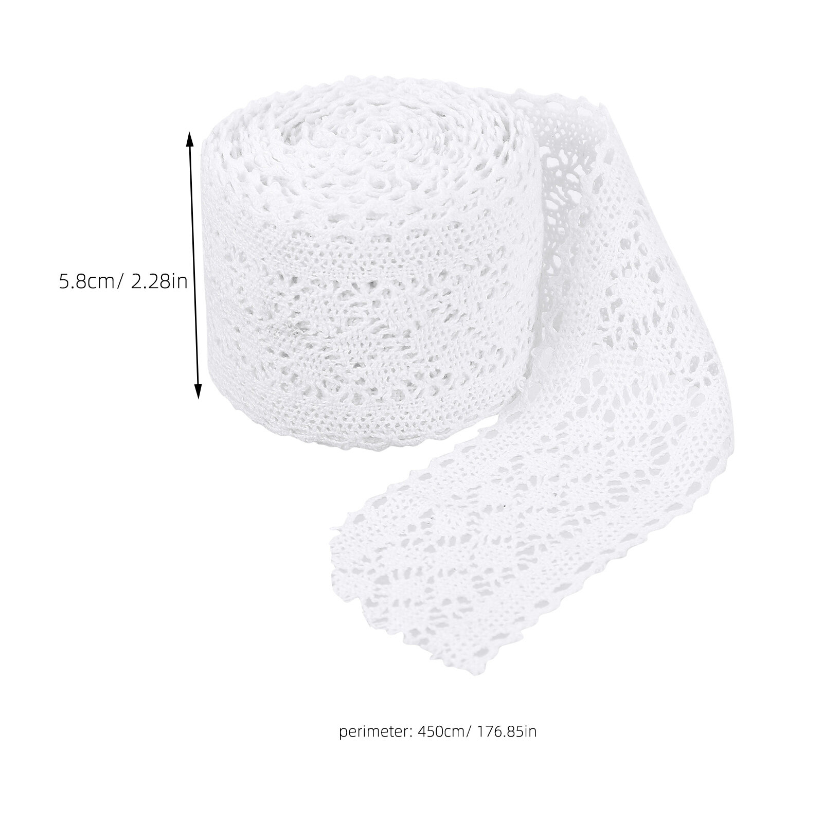 Ленты Из Ткани Для Декора И Hand Made Из Бумаги 5 Ярдов 450.00X5.80X0.10Cm