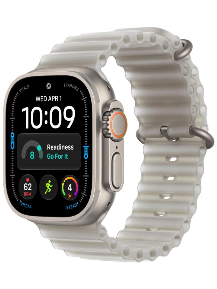 Умные часы Apple Watch Ultra 4 GPS+Cellular, 49 мм, Natural Titanium TransluGray Ocean Band