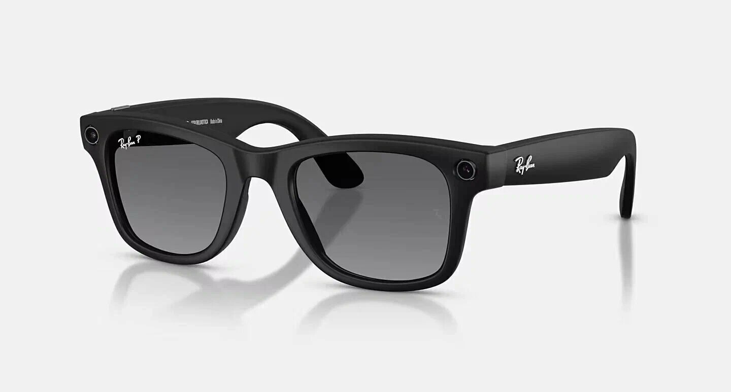 Умные очки RayBan Metta Wayfarer gen 2 RW4012 (Matte Black/Polar Gradient Graphite)