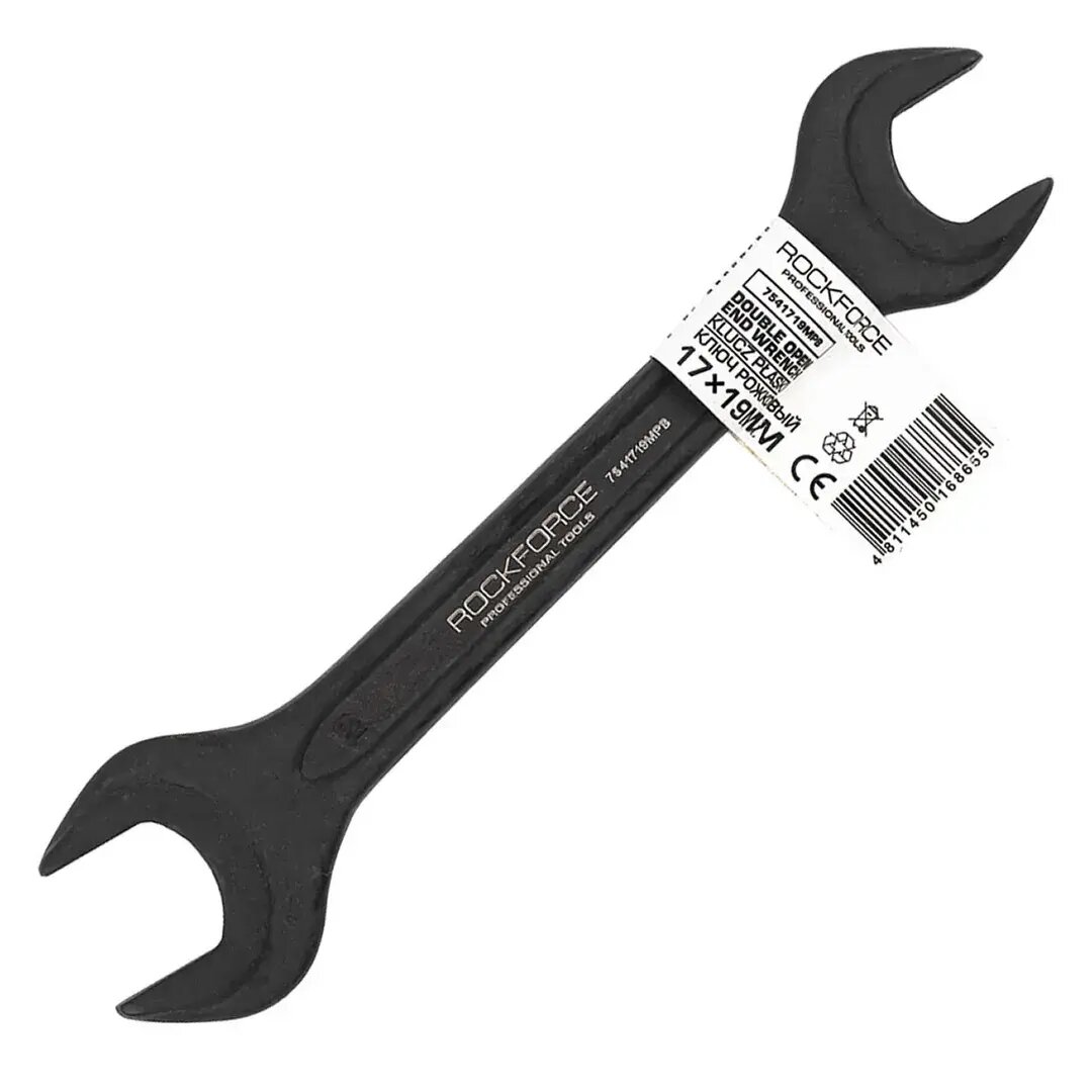 Ключ Forsage, гаечный, рожковый, углеродистая сталь, 17x19 мм