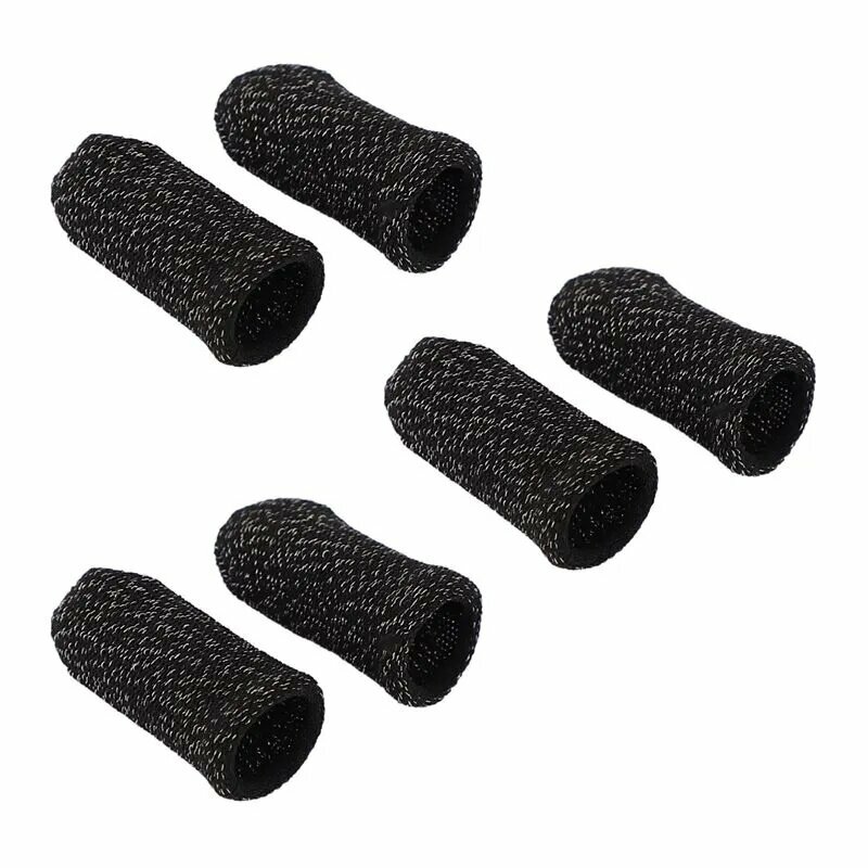 6X Gaming Finger Grips Мобильные игры Нескользящие перчатки с защитой от пота и контактным экраном Подходит для PUPG