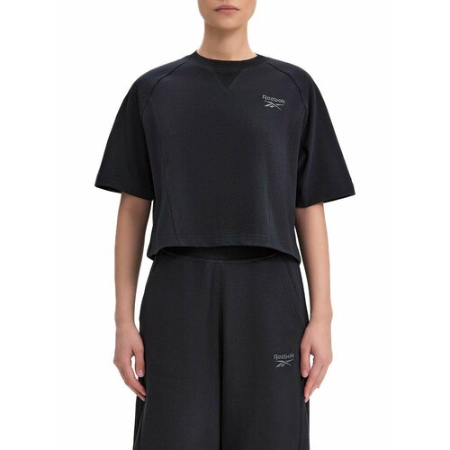 фото Футболка спортивная reebok icon elements tee, размер l, черный 1