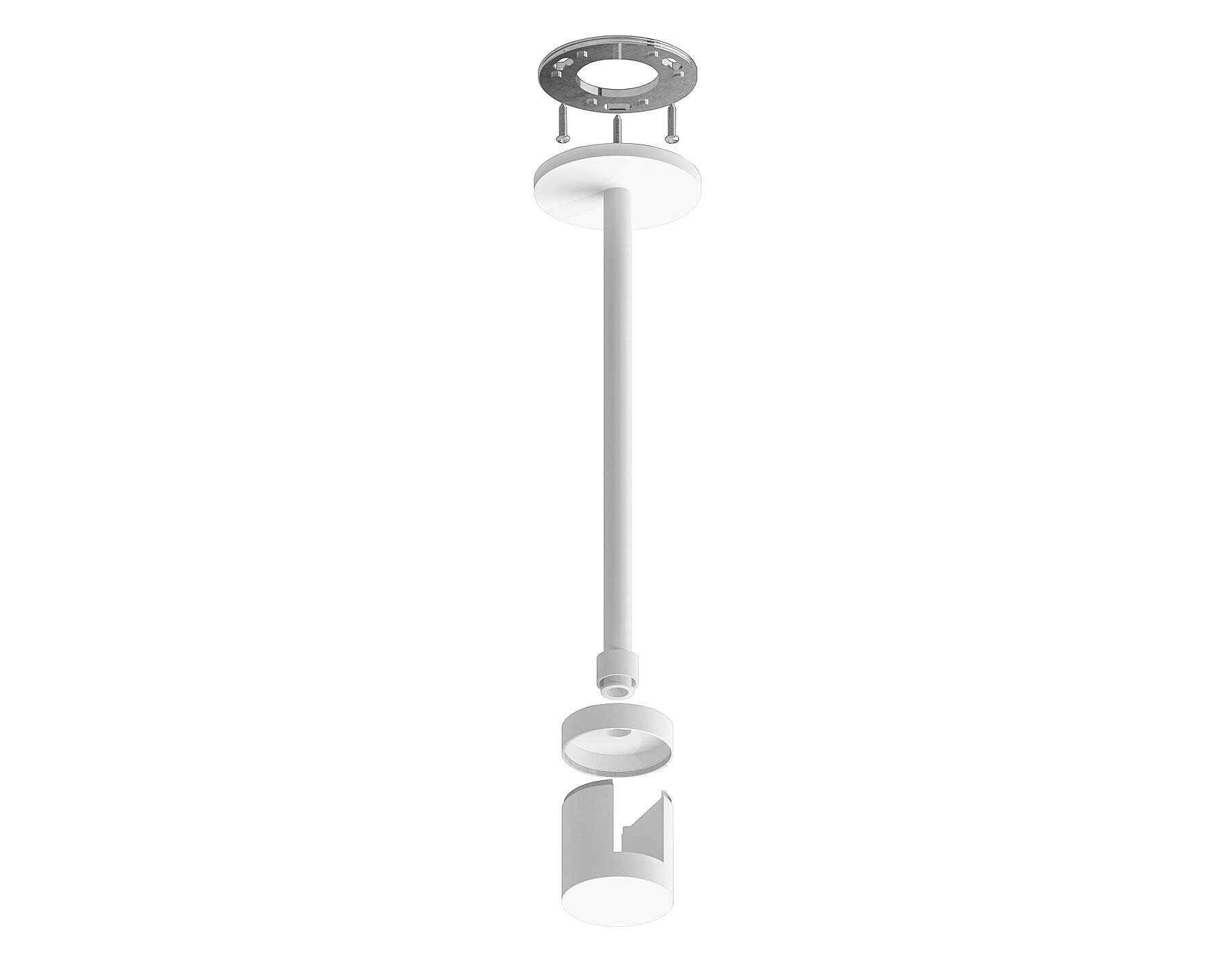 Крепеж накладной Techno Ring Ambrella DIY Spot A9226, белый, высота 20 см