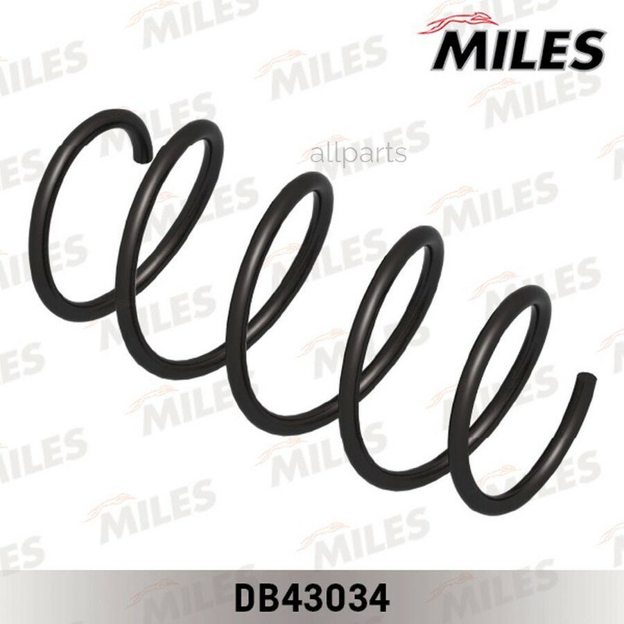 MILES DB43034 Пружина подвески RENAULT SCENIC/GRAND SCENIC 1.6 04- передняя