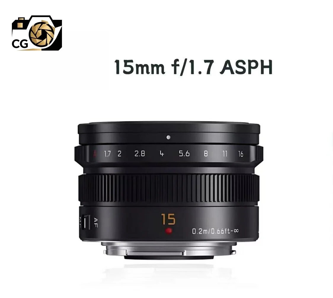 Серебристый или черный для объектива ASPH Lumix G 14MM F/2,5 для