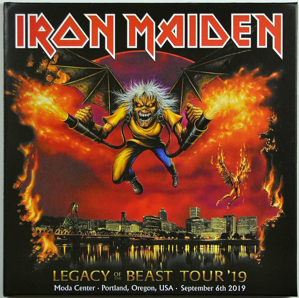 Iron Maiden LEGACY OF THE BEAST TOUR Portland 2019 Live 2CD set (компакт диск)