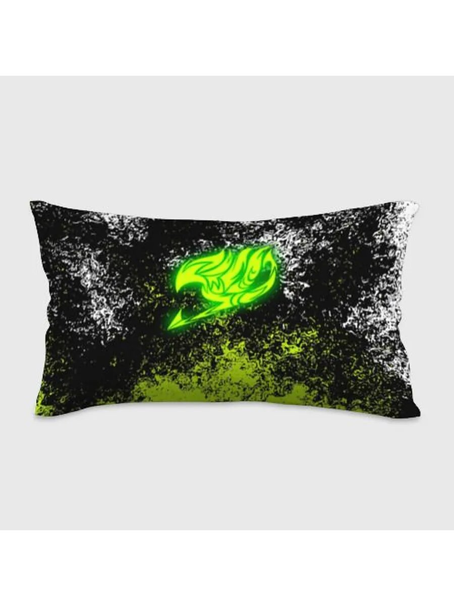 Fairy tail logo green Подушка
