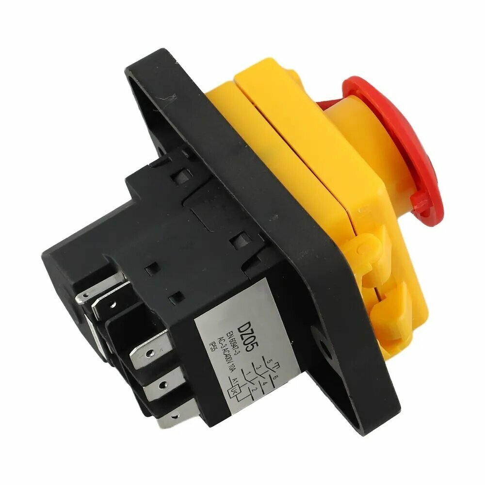 Для DZ05 7Pin 380V 10A Водонепроницаемые 3-Фазные Магнитные Кнопочные Переключатели Включения-выключения