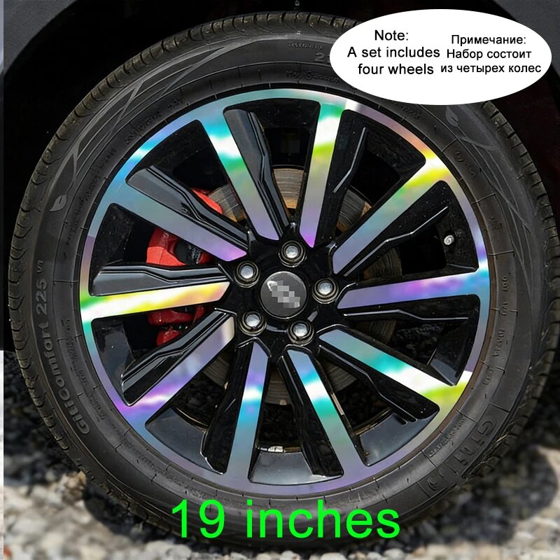 Наклейки на колесные диски для Chery JAECOO J7 2023-2026, персонализированные Colorful B