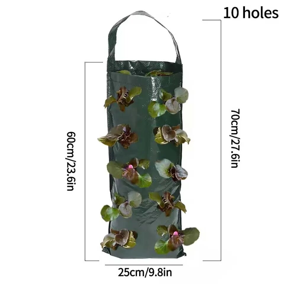 Вертикальный садовый мешок для клубники 10 holes