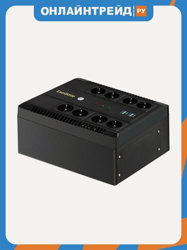 Изображение товара Источники бесперебойного питания Exegate NEO NNB-850. LED. AVR.8SH. CH 850VA/510W