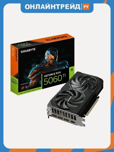 Изображение товара Видеокарта Gigabyte GeForce RTX 5060 Ti WINDFORCE MAX OC 16G
