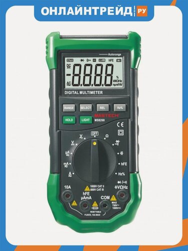 Изображение товара Мультиметр цифровой автоматический Mastech MS8268