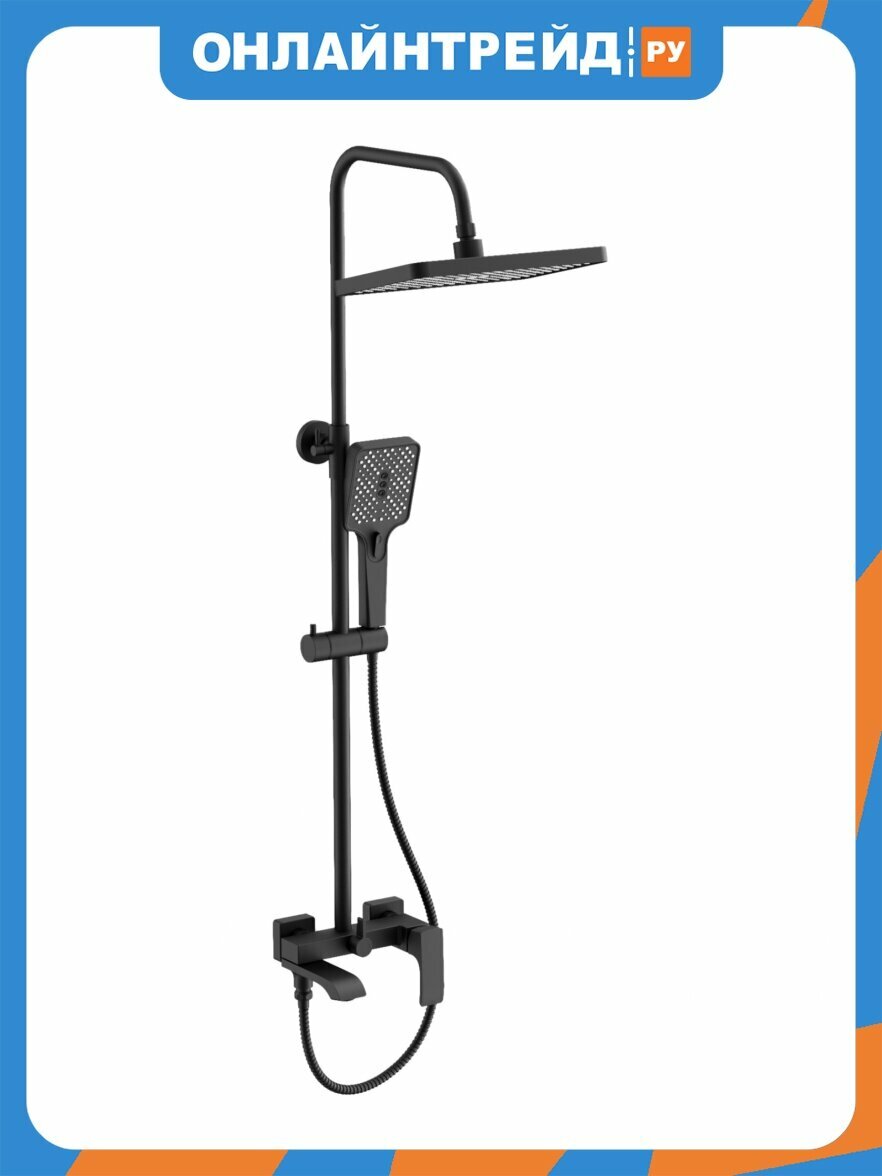 Душевая система Belz B24507-7, черный