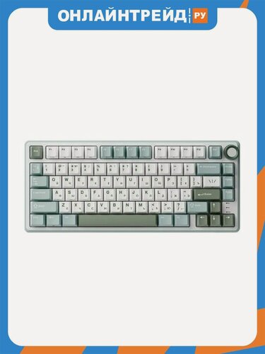 Изображение товара Клавиатура механическая Royal Kludge R75 Sky cyan (switch K silver) (6935280823916)