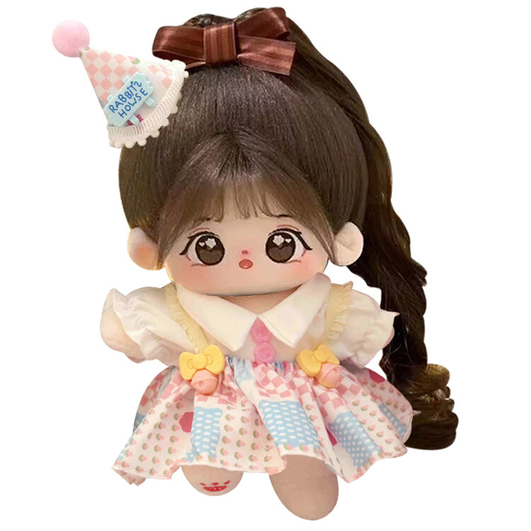 Куклы унисекс LELEYU 1426186331, 20CM EU, Little Daze+Birthday Hat Clothing+Single Ponytail (Includes Birthday Hat Hair Clip, No Hair Accessory)