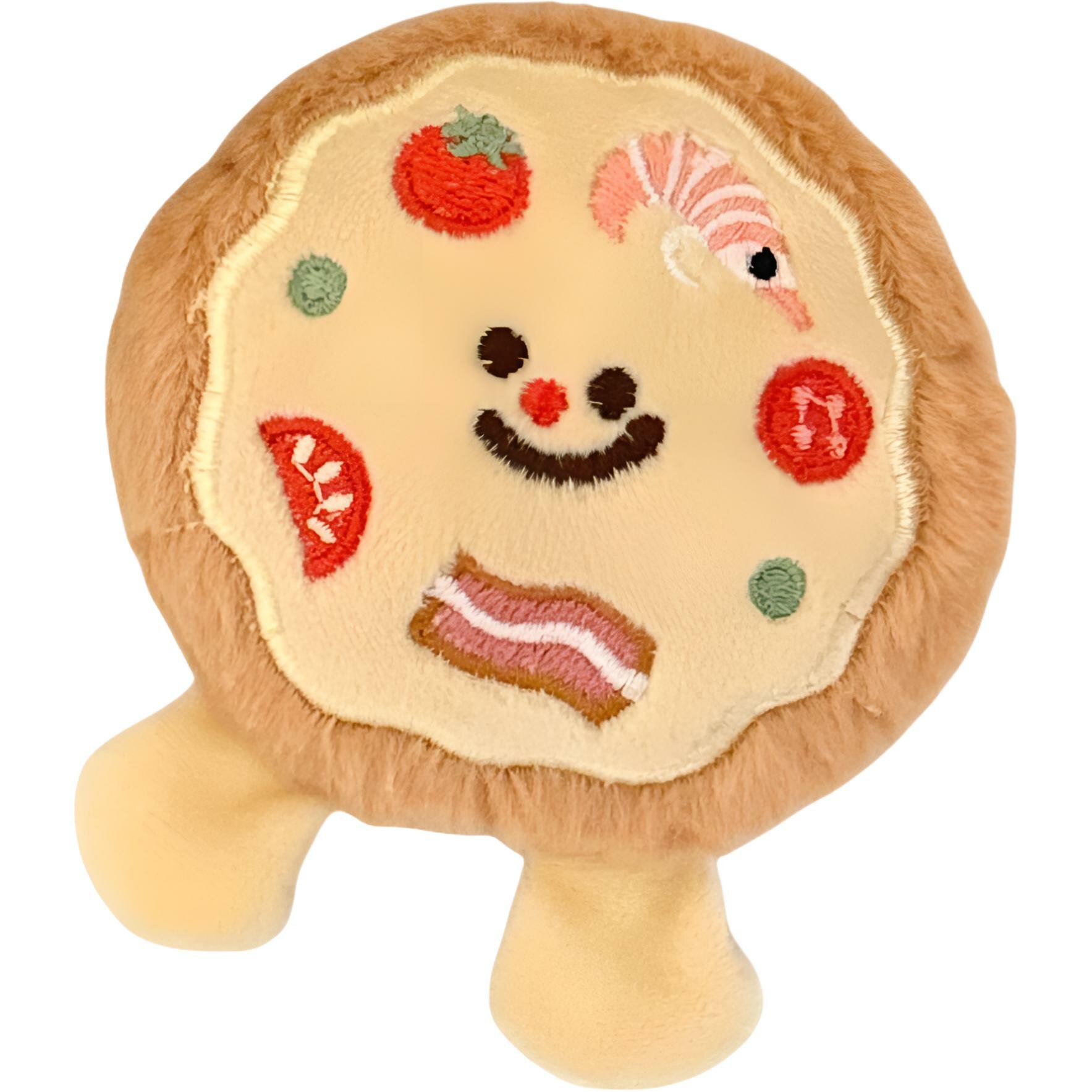 Мягкая плюшевая подвеска унисекс YUEYUEXIONG Вкусная кухня, Cheese Pizza Doll Pendant, 11 см
