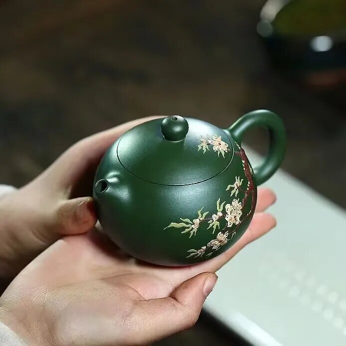 Фиолетовый глиняный чайник JINGDE TEA SET 200 мл