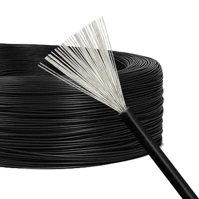 Электронные провода UL1571 10 цветов 28AWG, Черный, Black, 5 meters