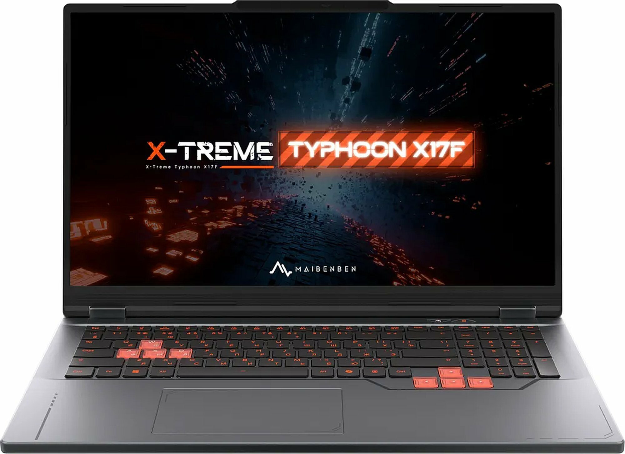 Ноутбук Maibenben X-Treme Tsunami X17F-R98956 17,3 FHD IPS (X17F-R989560G34LG4E10) серый