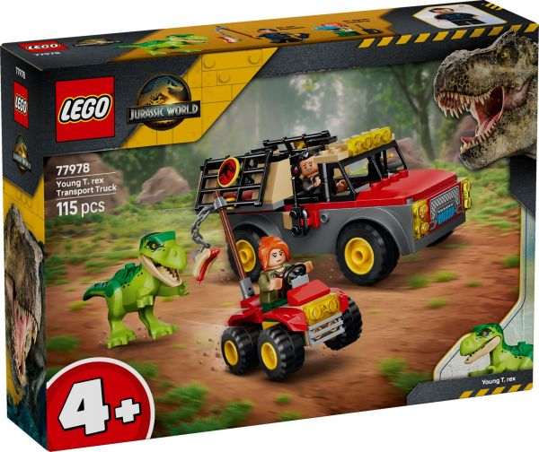 Lego 77978 Jurassic World Грузовик для перевозки молодого тираннозавра